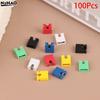 100PCS Plastic High Quality Pitch Jumper Shorted Cap & Headers & Wire Housings 2.54MM SHUNT Shorting Block Pin Connector Cap