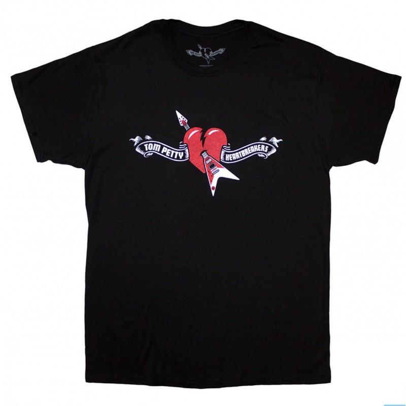Rock Off Officially Licensed Tom Petty Heartbreakers T Shirt Men Short Sleeve Crewneck Loose Fit Cotton Tee