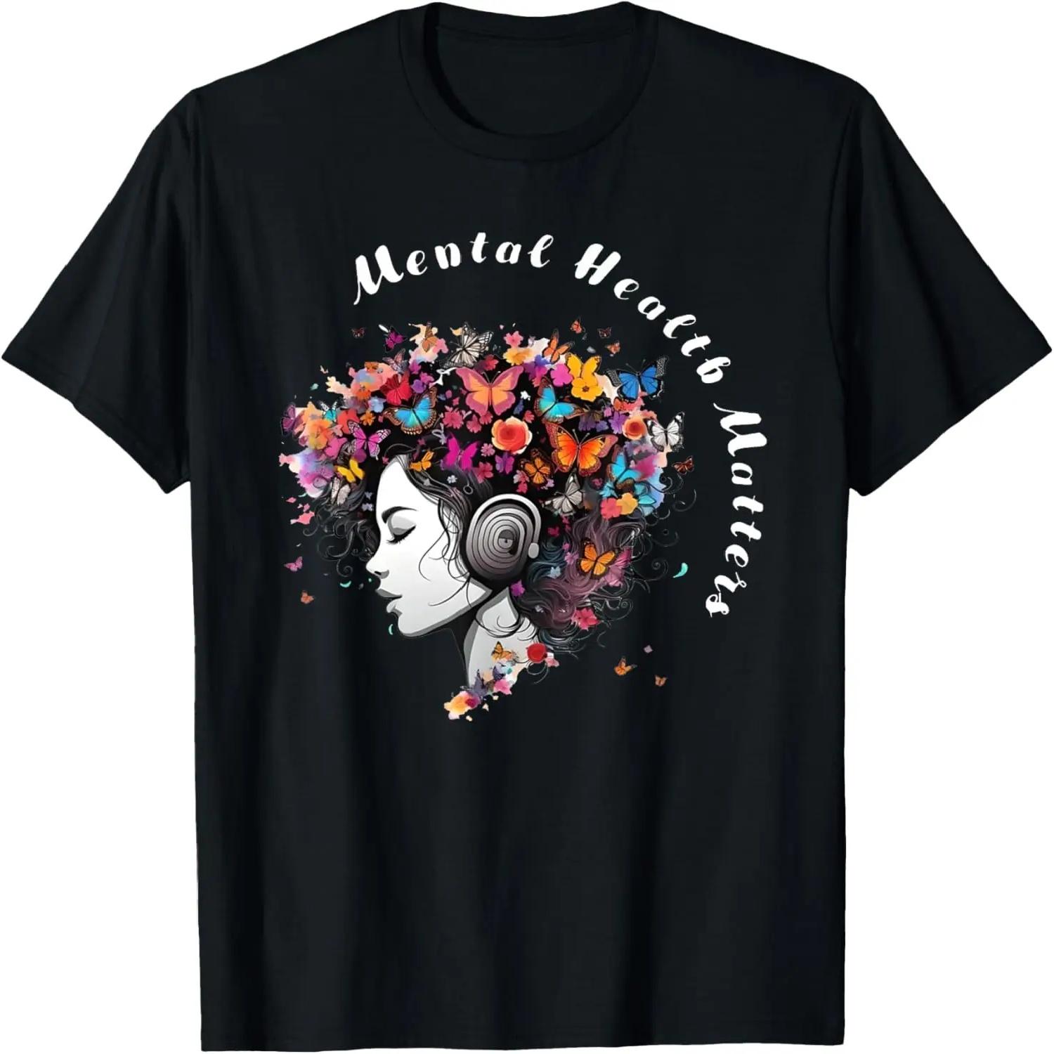 You Matter Kindness Be Kind Groovy Mental Health Awareness T-Shirt S