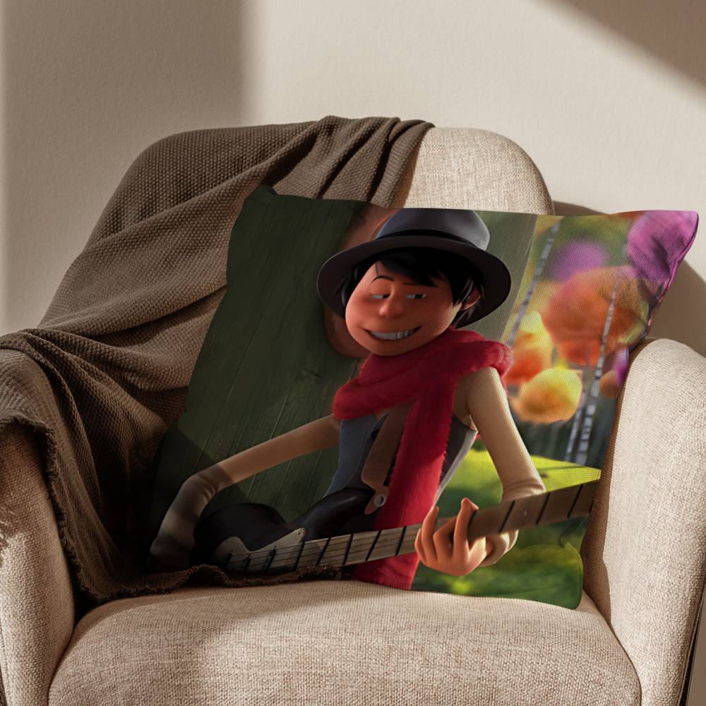 

cute Music The Lorax Cushion Cover Suitable For Sofa Car Bedroom Office Cushions Decorative Pillow Case 30x30cm