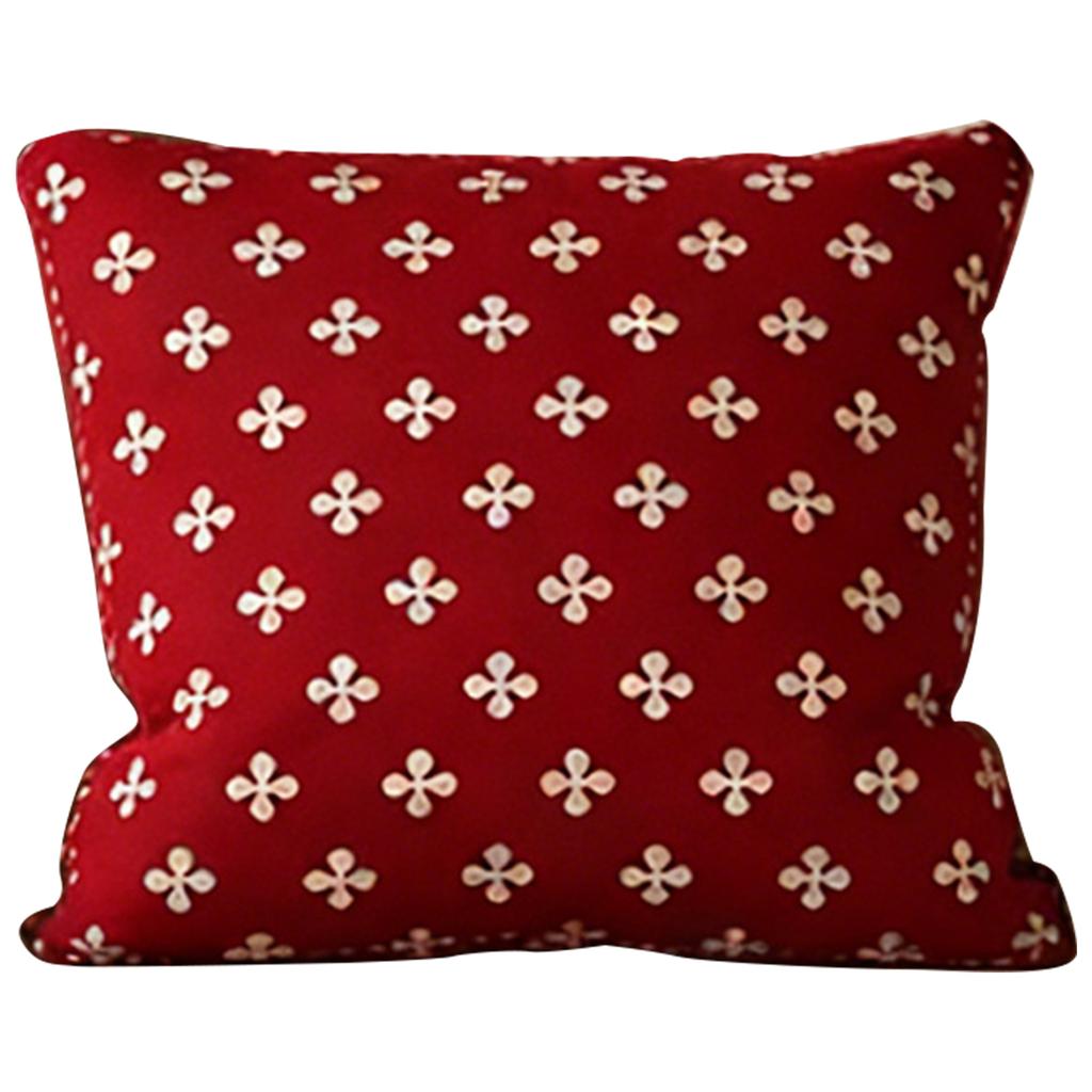 Festive Red Cushion For Living Room Sofa Backrest, Bedroom Bed Cushion Cover For The Year Of