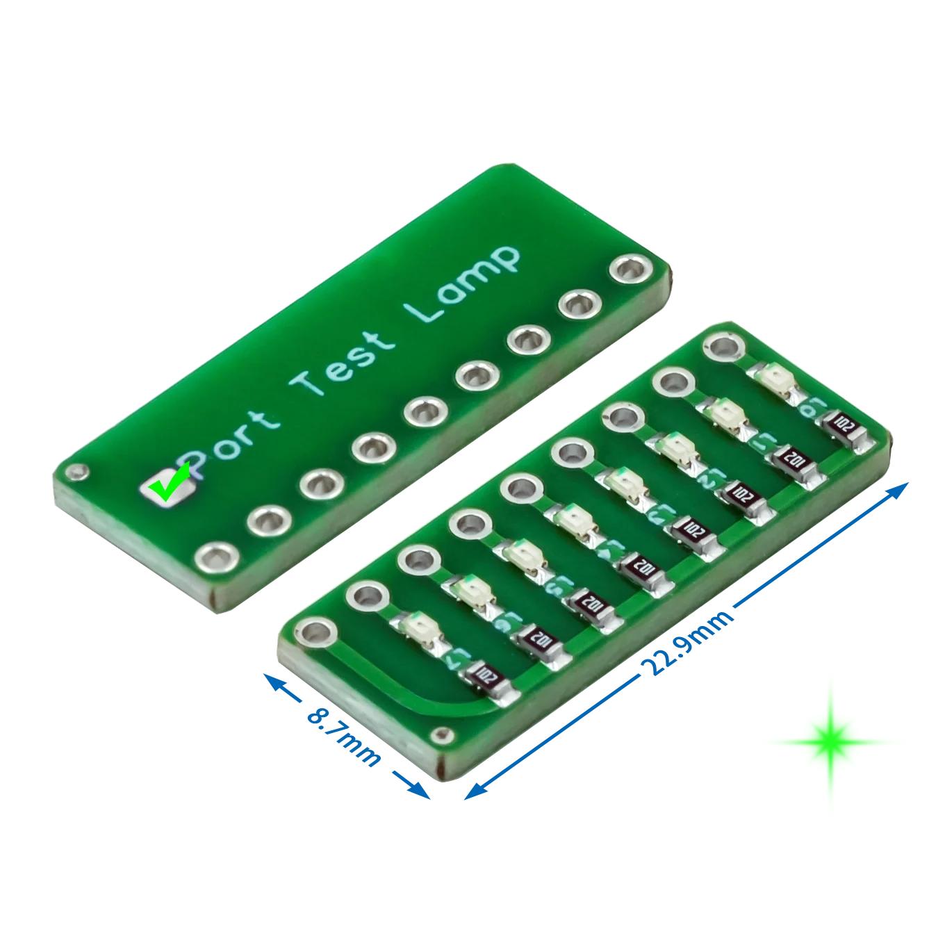 

8-сегментный светодиодный индикатор контрольной лампы порта Проточная вода Контрольная лампа порта Красный, зеленый и синий цвета по выбору
