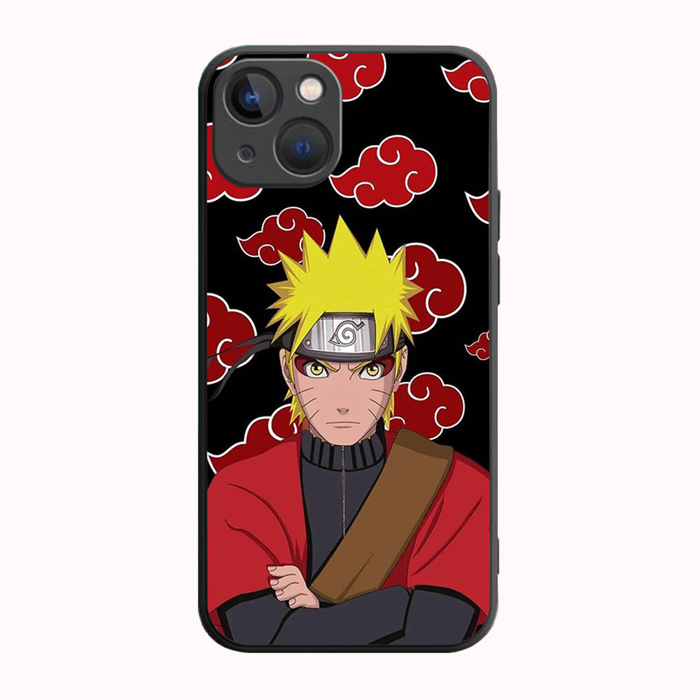 B-34 Naruto Černé pouzdro pro Samsung S24 S23 S22 S21 S20 FE S10 Lite Ultra S7 S8 S9 Plus A05S A11 A12 A13 A15 A22 A24 A25 A32 A52 A71 5G