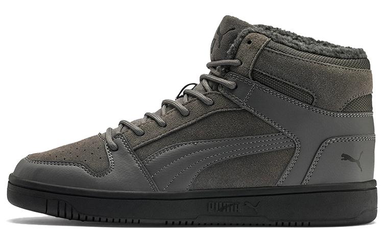 PUMA Rebound LayUp Sd Fur Castlerock 369831-02 36