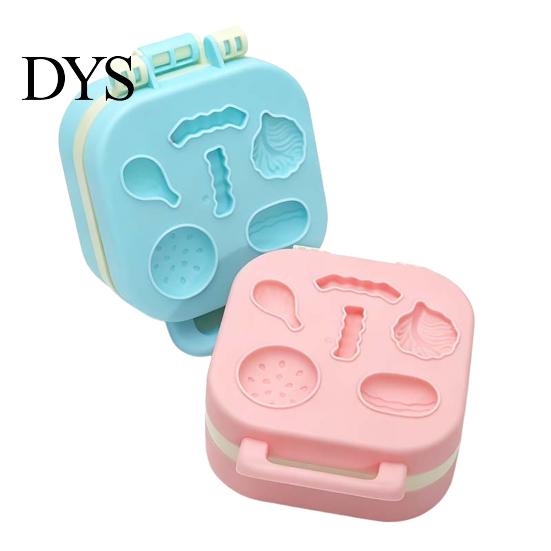 Art Craft Supplies Kids Polymer Clay Press Mold with Handle, DIY Plasticine Modeling Tools Sculpting Machine, Children Making Educational Toy
