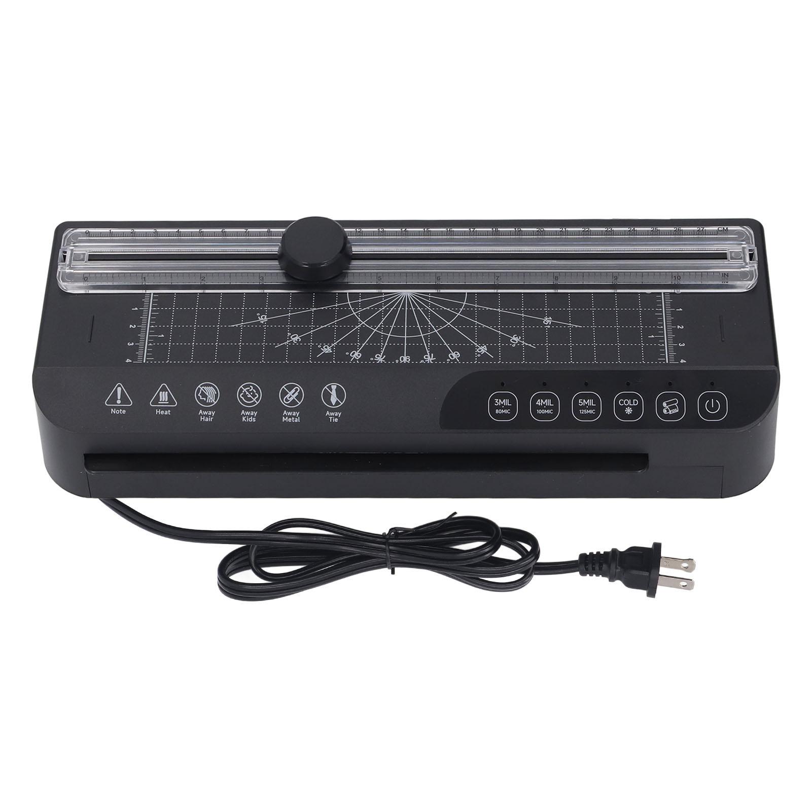 

Ламинатор А4 320 мм/мин Многофункциональный ламинатор для бумажных карточек для дома US Plug AC110‑120V