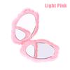 Romantic Mini Rose Flower Mini Mirror Small Pocket Makeup Mirror Double Sided Hand Mirrors Compact Cosmetic Beauty Tool