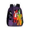 Zaino Alphabet Lore Per Studenti Borsa Scolastica in Nylon con Tasca Frontale e Spallacci Regolabili