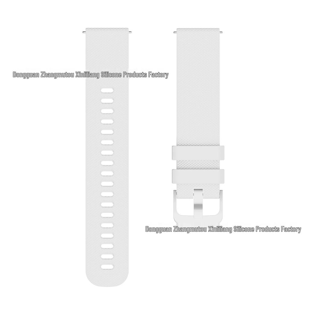 Garmin Venu Silicone Small Check-Pattern Watch Band, Vivomove Sport Textured Strap, 18/20/22mm.