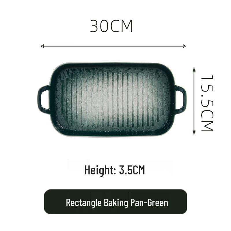 Zhishi Ceramic Rectangular Serving Platter