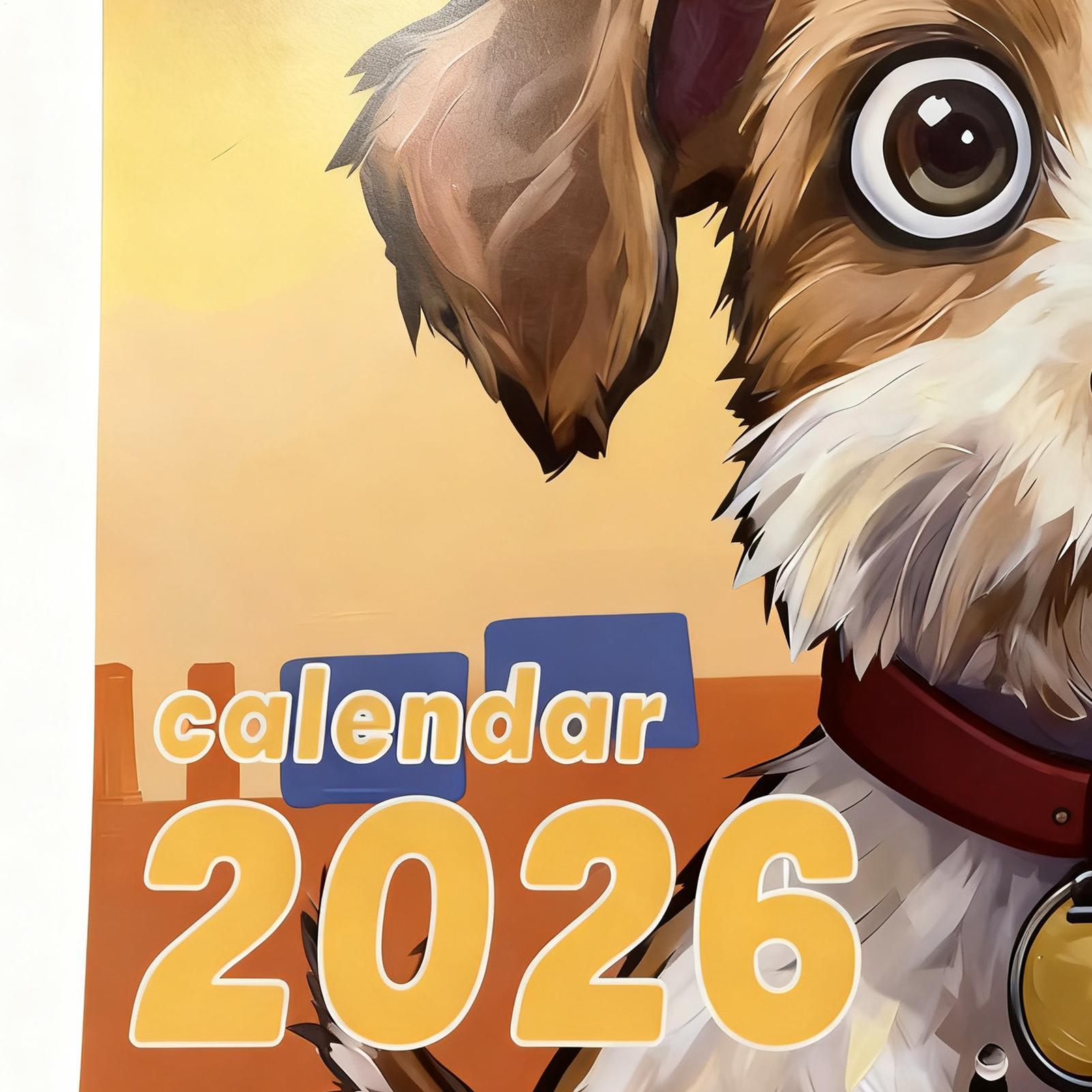 

Dog Calendar Cartoon Cute Dog Monthly Planner 12 Month Wall Calendar For Animal Lover Home School Wall Desk Daily Scheduling China Mainland