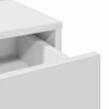 Makeup Table with Shelf White 100 x 41 x 140 cm Engineered Wood