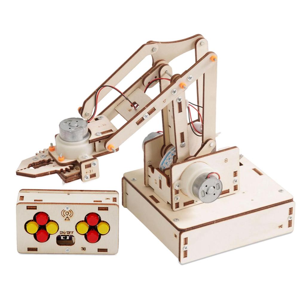 Wireless DIY Mechanical Arm for STEAM Learning