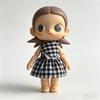 Plush Doll Outfit Set: Versatile Bib, Skirt & Clothes for Various Toys