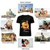 SpongeBob Toast Print Top Funny Cartoon Graphic Tee Pure cotton T-shirt