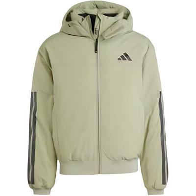 Sports Lifestyle Serie Warme Winddichte Steppjacke mit Kapuze Herrenjacken Zeltgrün JG3843