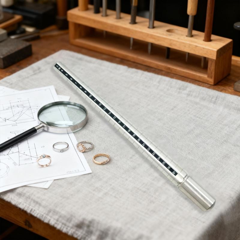 Accurate Ring Measurement Device Constructed from Quality Metal Ensuring Long Lasting Performances In Sizing Tasks
