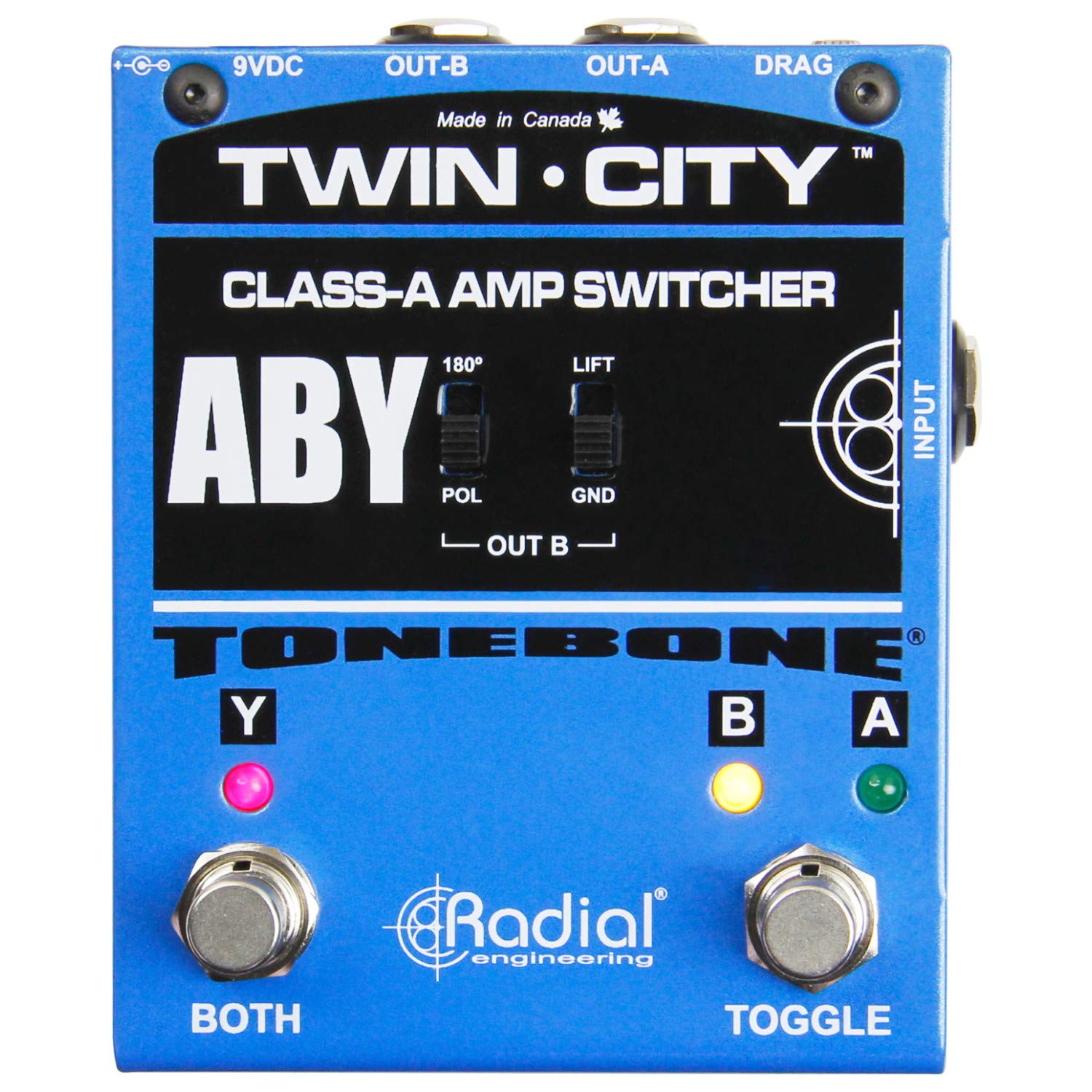 

RADIAL Bones TwinCity Y Amp Switcher A/B