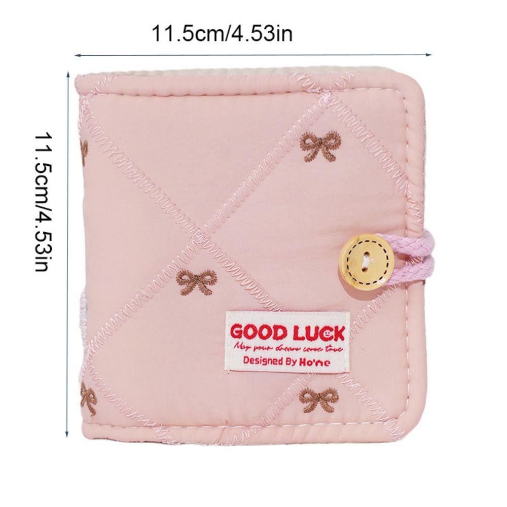 Cloth Photocard Frame Bow Card Protective Case Photo Display Photocard Holder Friends