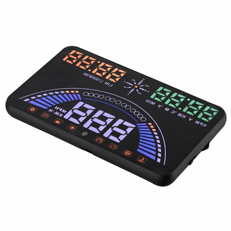 S7 5.8 inch Car GPS HUD / OBD2 Head Up Display