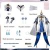 Impact Guizhong Genshin Cosplay Dress Zhong Li Girlfriend Game Party Women Skirt
