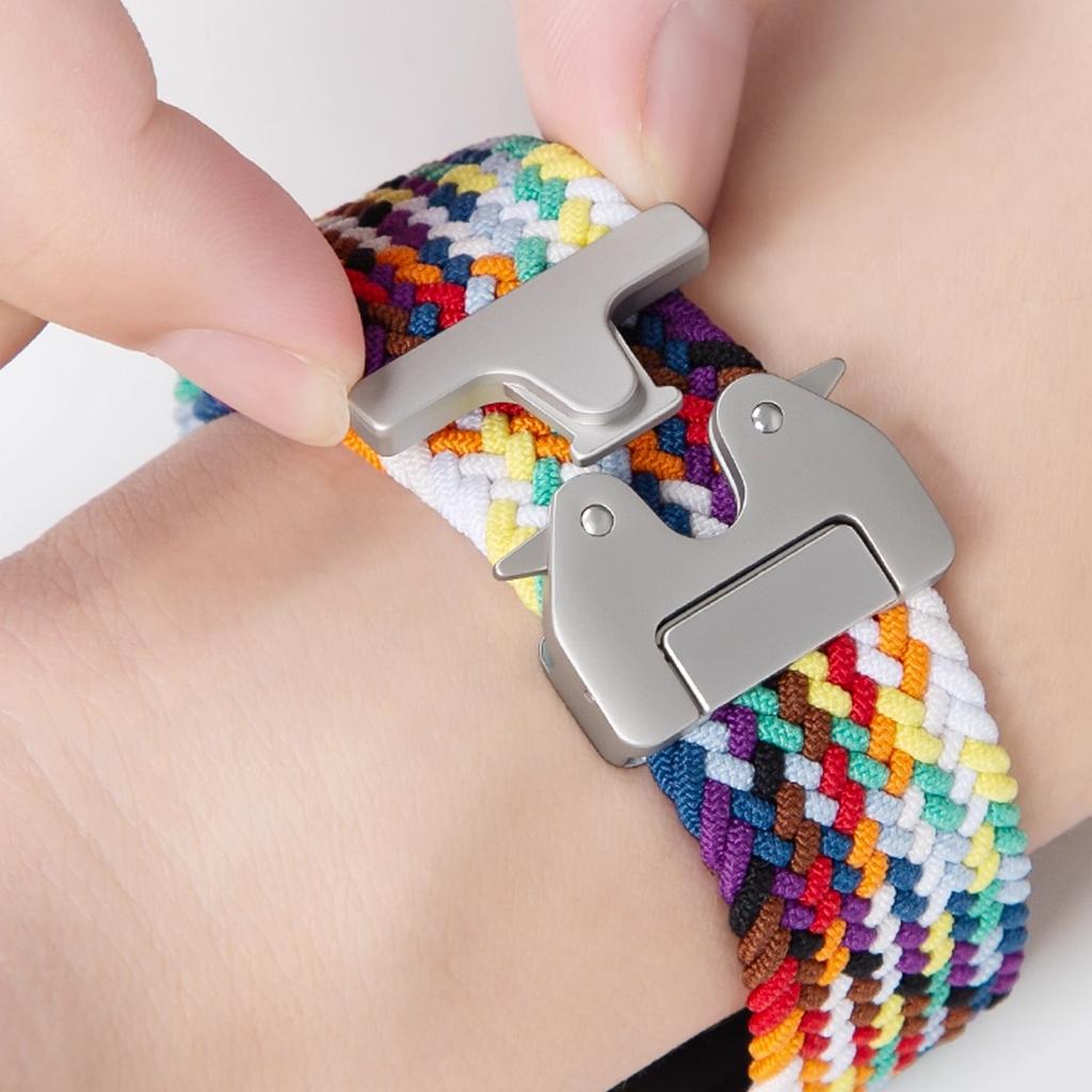 Elastic Braided Solo Loop Nylon Strap For Samsung Galay Fit 3 Strap Men Women Replacement Watchband For Samsung Galay Fit 3 Band
