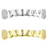 Bling Rhinestone Tooth Caps Removable Dental Grills Trendy Hiphop Teeth Grillz  for Women Men