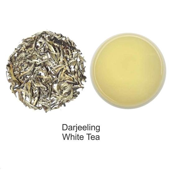 Octavius Silver Needle Darjeeling Weißer Tee|Antioxidantienreich Koffeinarm Ganze Blätter Gesunder Tee| 50 g (25 Tassen)