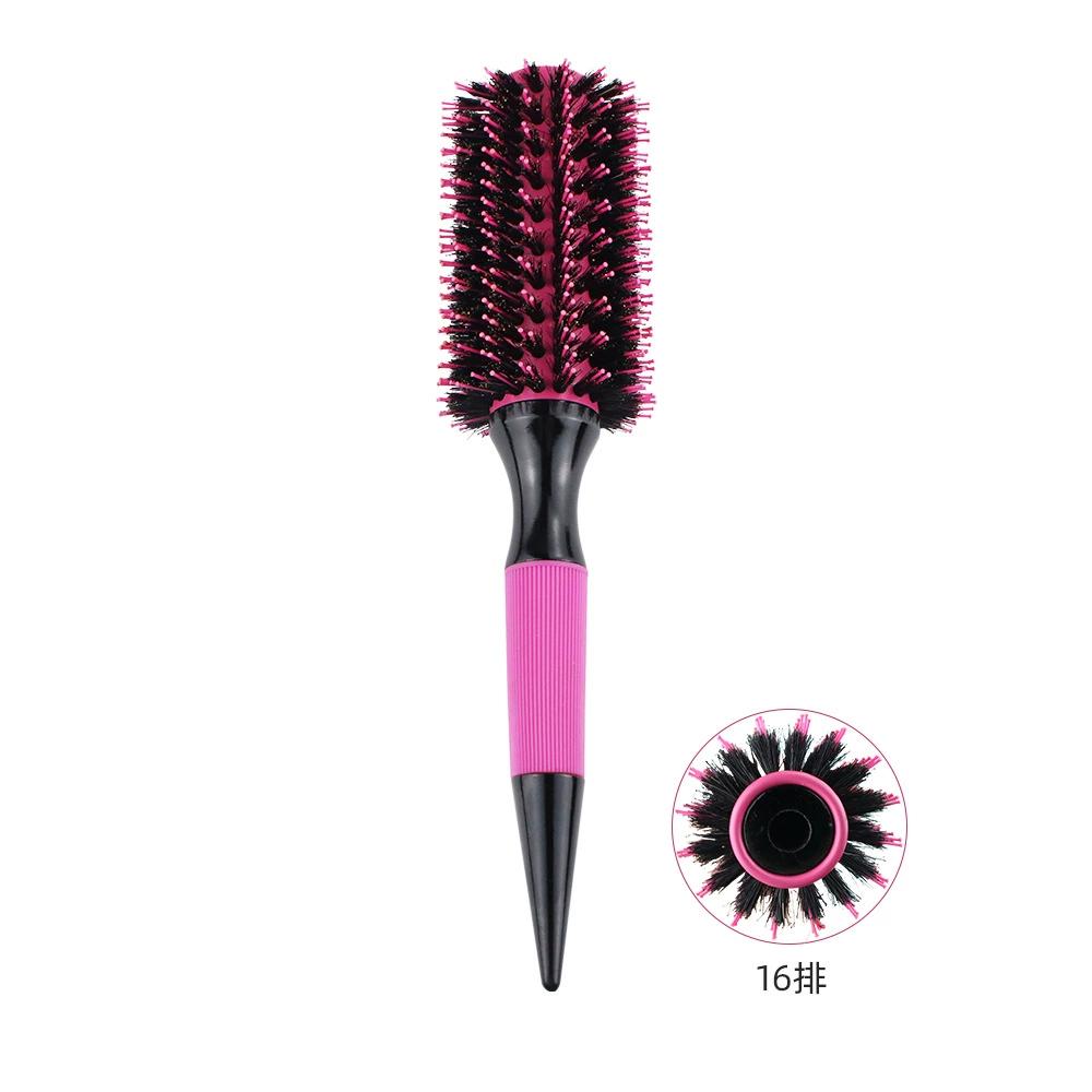 Barbershop Round Tube Curly Hair Rollers Hair Comb for Barber Salon Hair Brush Styling Hairbrush Hairdressing Combs Beauty Tools
