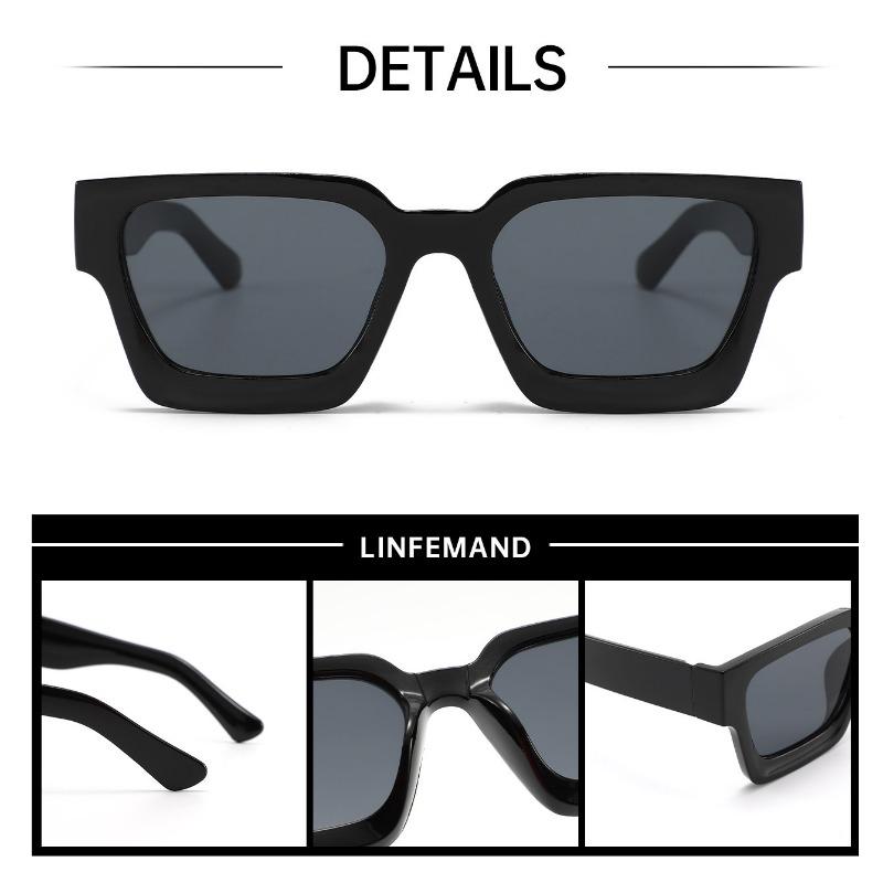 Classic Retro Men's Outdoor Driving Sunglasses Fashion Women's Small Framed Square Sunscreen Eyeglasses UV400