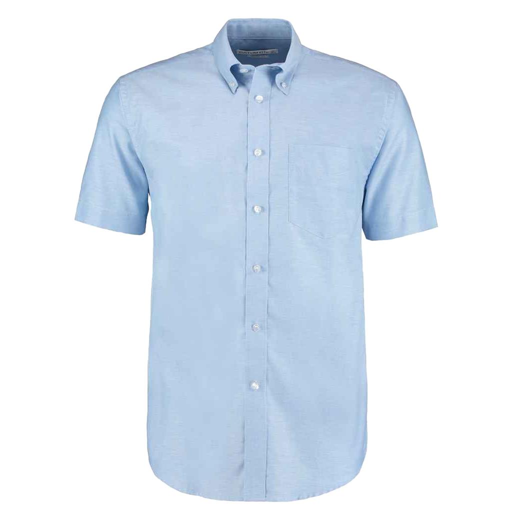 Kustom Kit Mens Oxford Classic Short-Sleeved Work Shirt