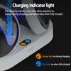 Magnetic RGB Charging Stand for PS5 Console & PS VR2, Dual Controller Charger with Headset  Glasses Storage Holder