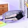 Transparent Pencil Bag Large Capacity Storage Bag Multifunctional Zipper Pen Bag  Students