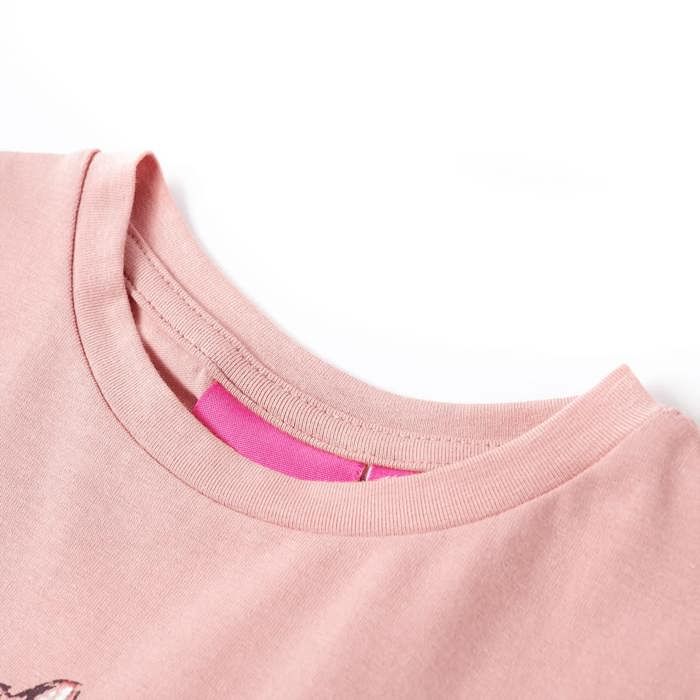 T-shirt pour enfants à manches longues rose 92/104/116/128/140