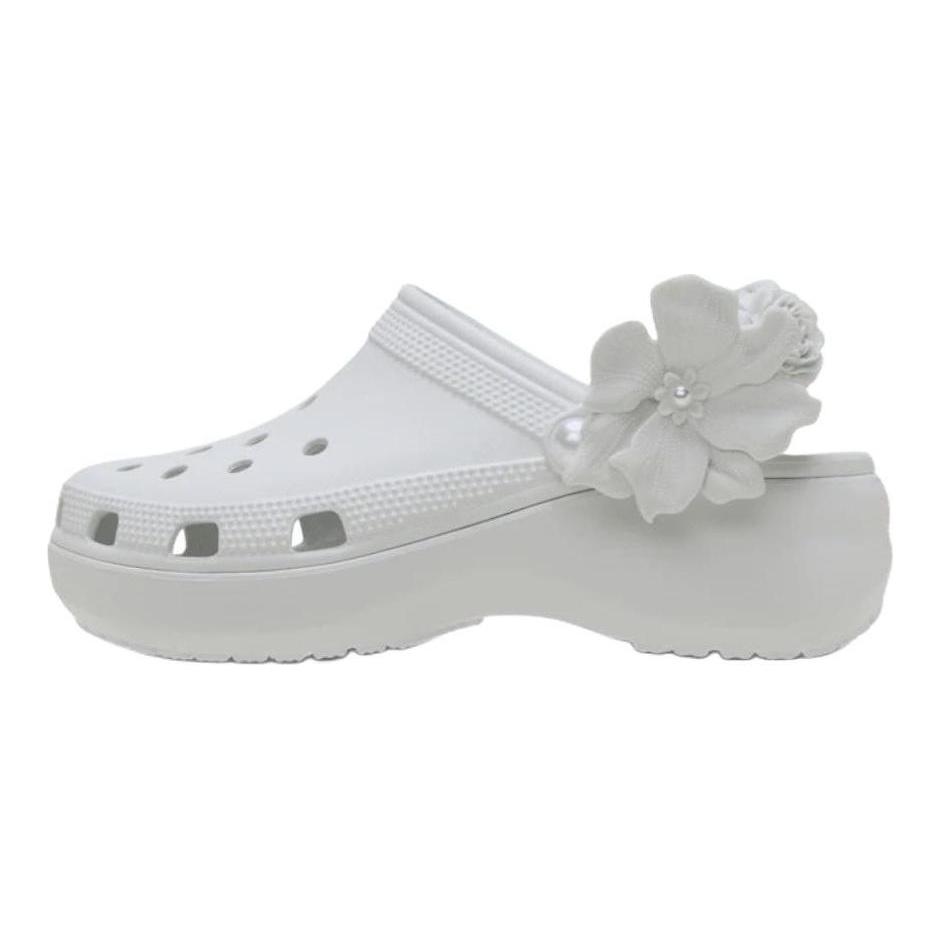 Crocs Classic Platform Bouquet Clog Women Clogs White 211292-1NK