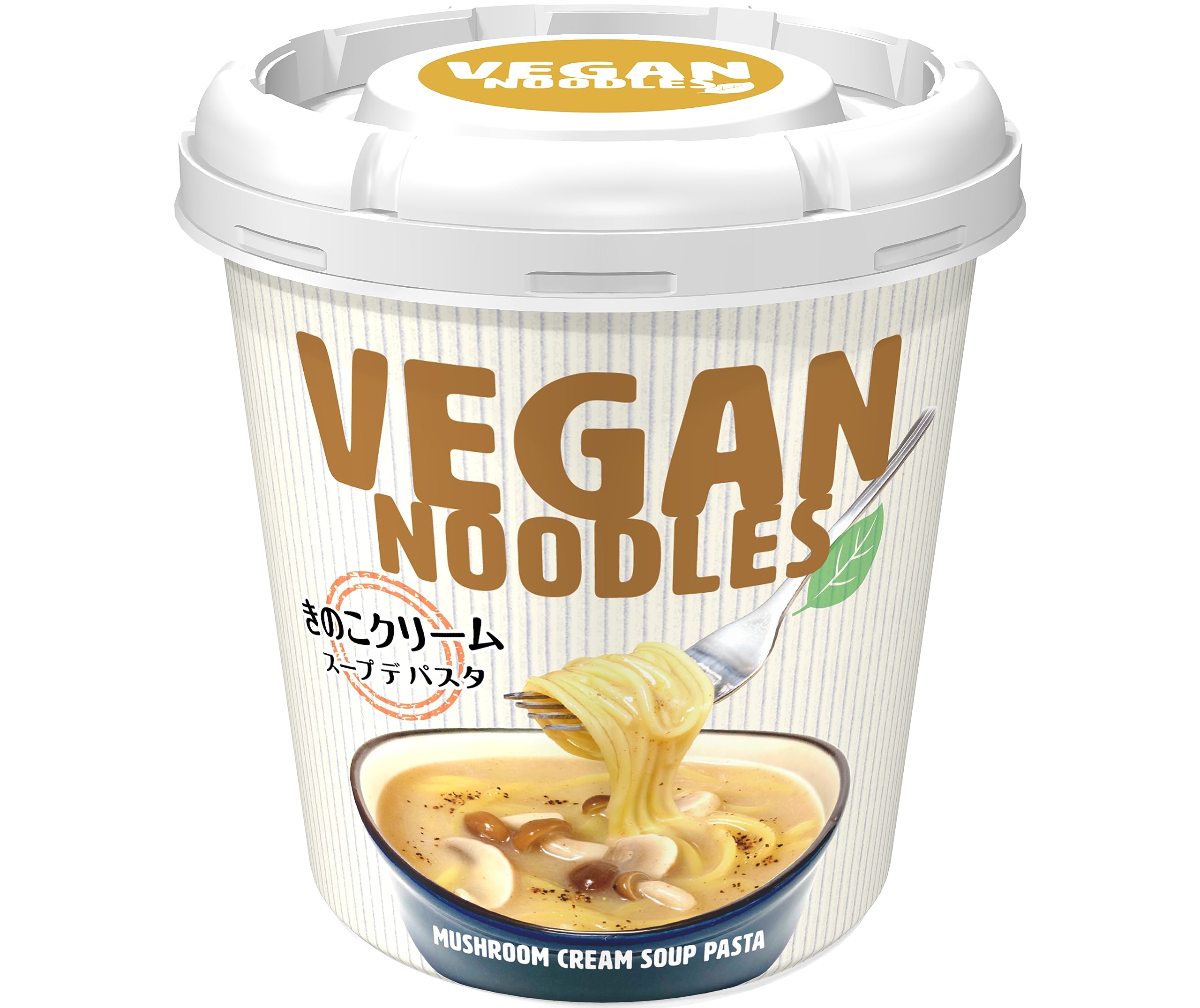 

Yamadai New Touch Vegan Noodles Mushroom Cream Soup Pasta 59g x 12 packs