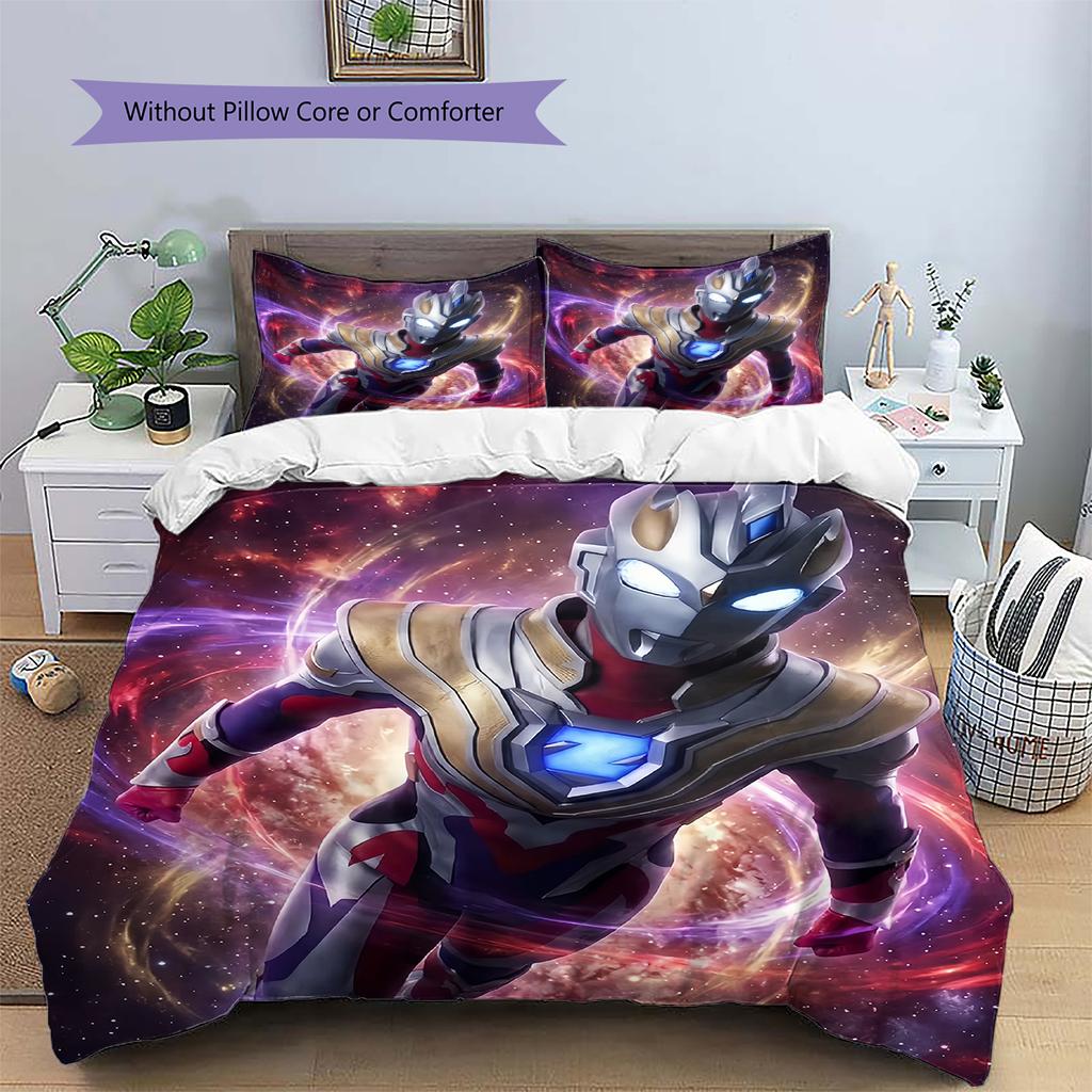 Ultraman Retro Poster Bettwäsche-Set, Vintage Heldenkunst Schlafzimmer-Dekoration, Klassische Kollektion Heim-Geschenk.chl