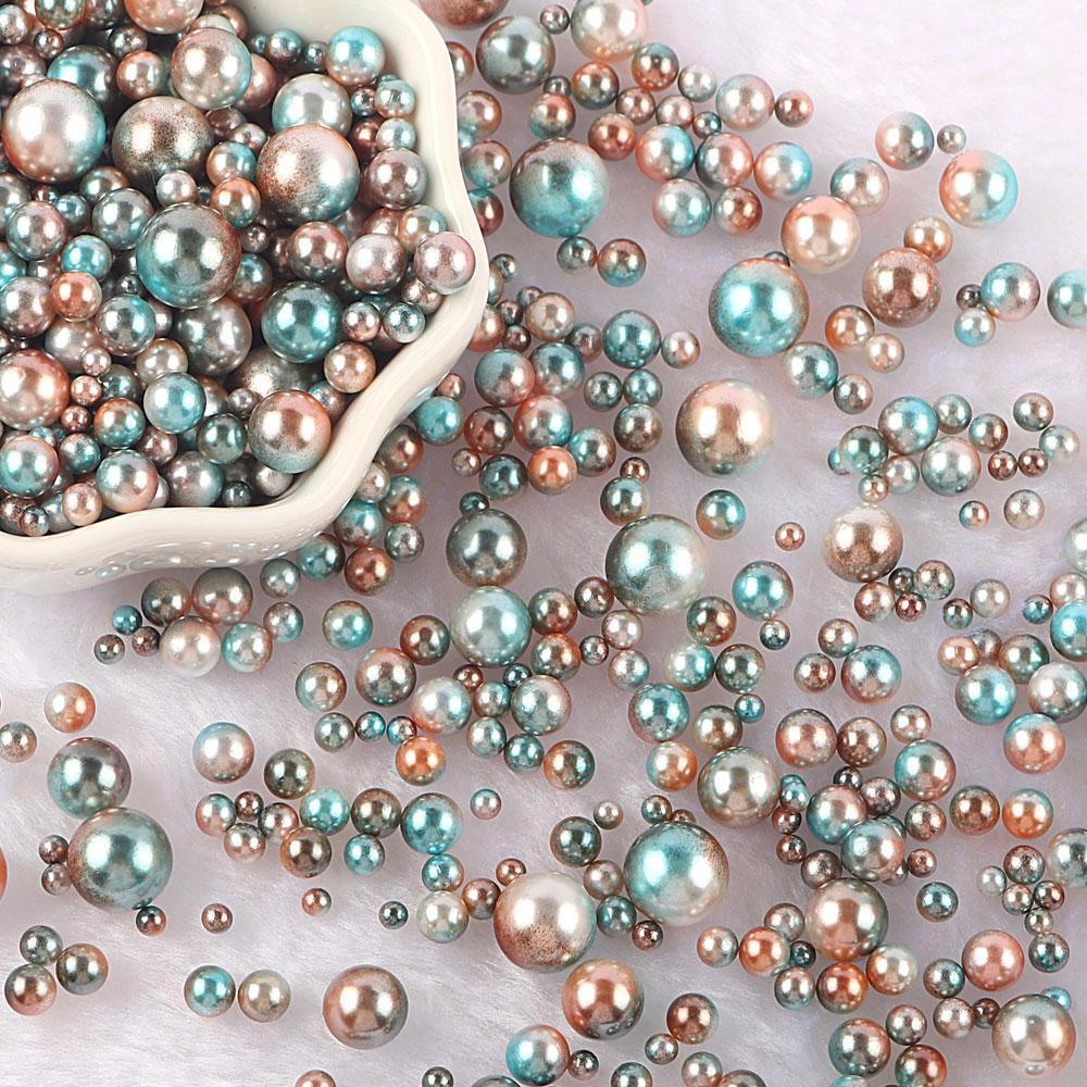 3-10mm 10g No Hole ABS Imitation Pearl Bead Round Plastic Acrylic Spacer Bead for DIY Jewelry Making Findings