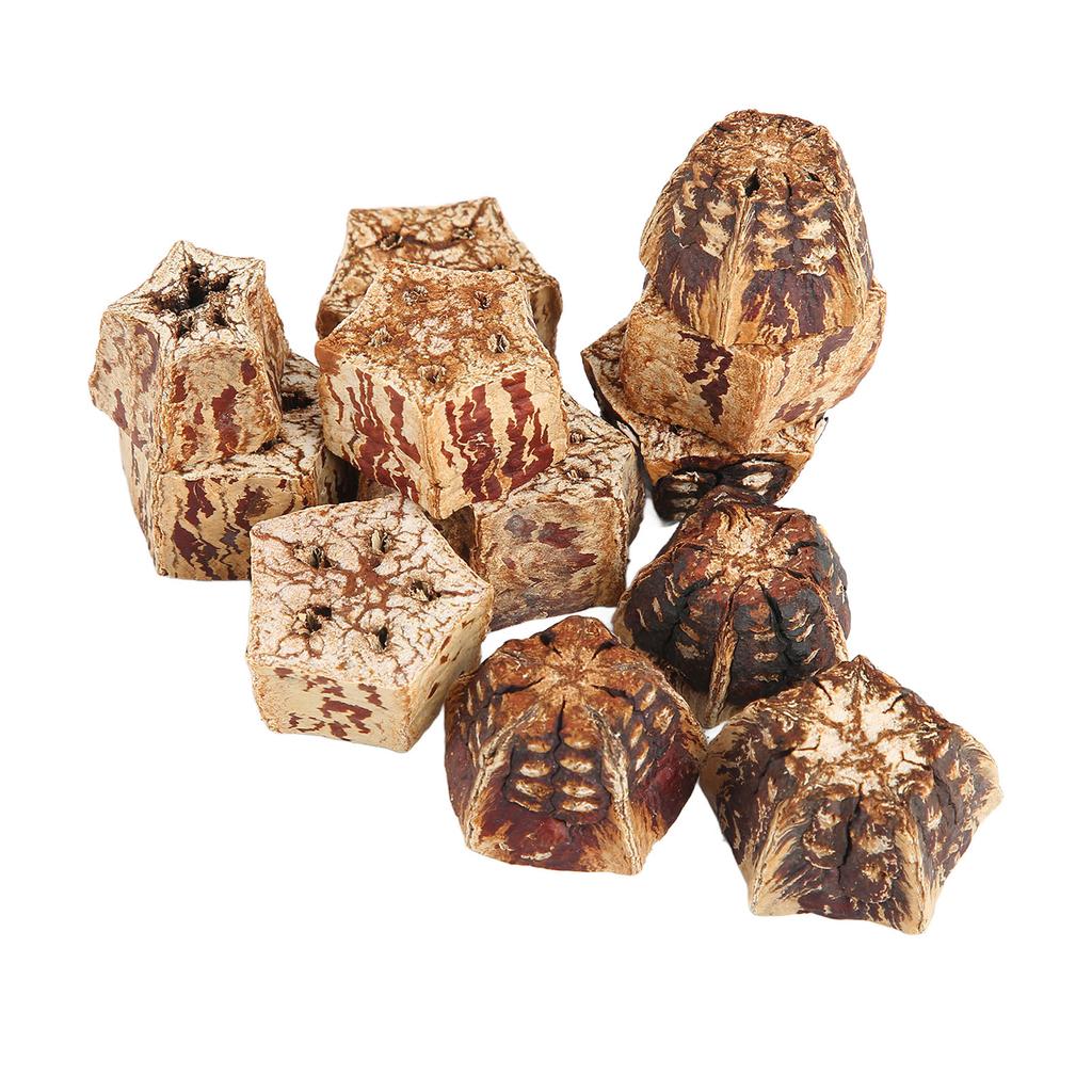 Bird Chewing Blocks Beak Grinding Boredom Relief Decorative Five Pointed Star Shape Bird Bite Nuts for Parrot