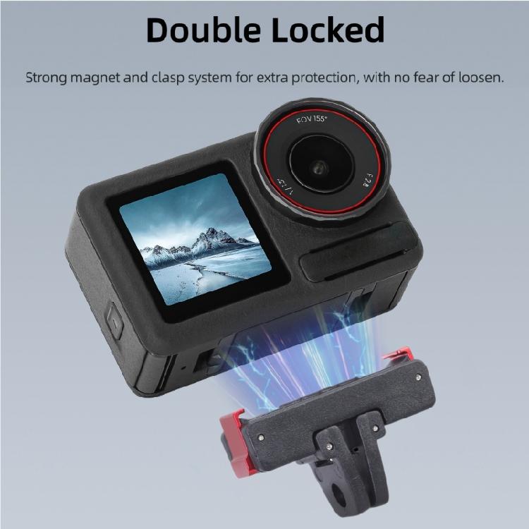 Aluminum Alloy Magnetic Quick Release Adapter for Action 5Pro Action Camera Stable Camera Attachment