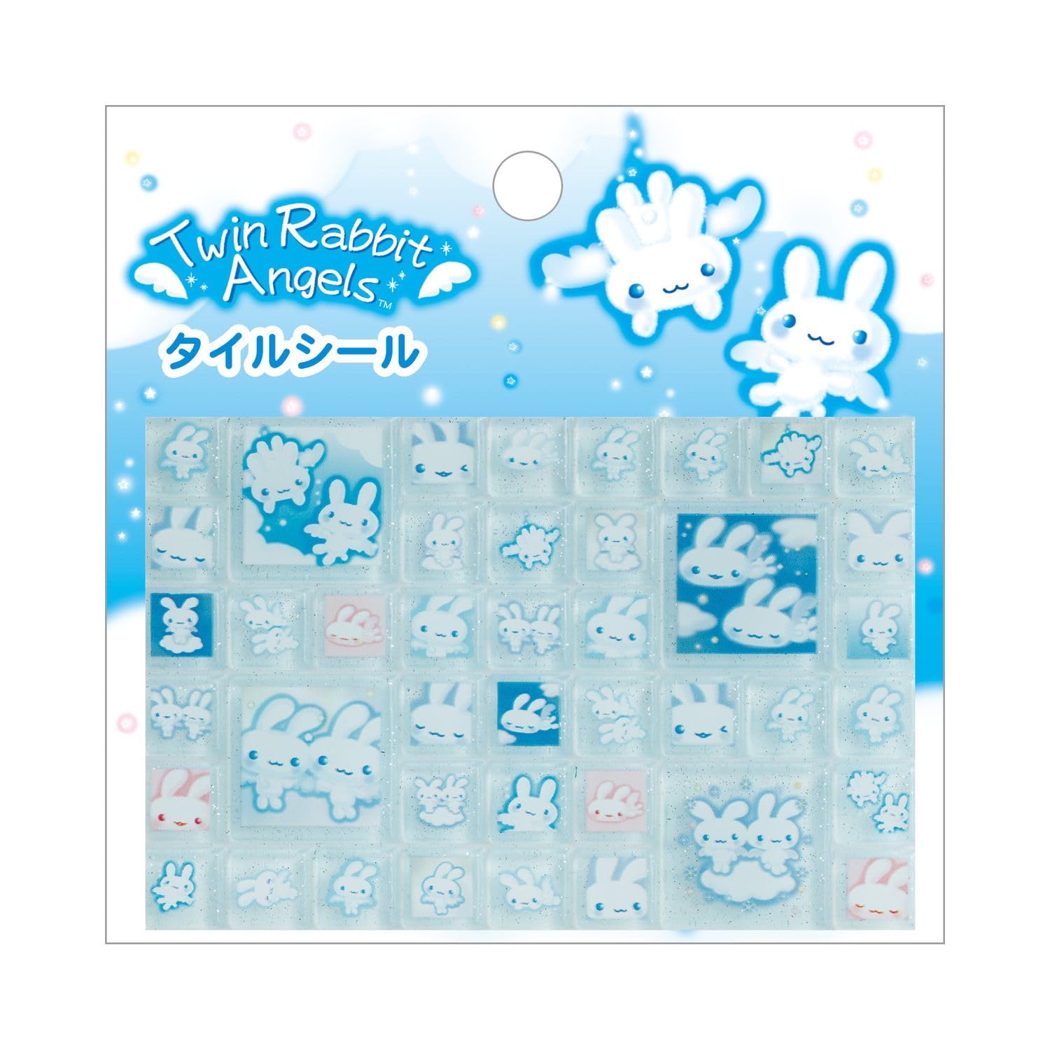 San-X Universe Style Seal Twin Rabbit Angel SE72702