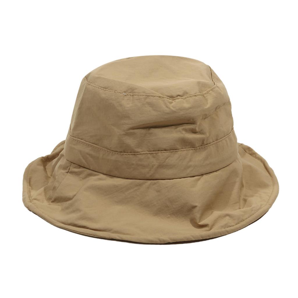 Quick Drying Fisherman Caps Women Men Outdoor Sun Anti-UV Protection Panama Hats Camping Foldable Bucket Sunhats