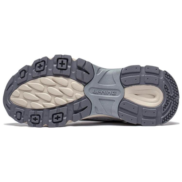 Li Ning Aurora 2K Abrasion Resistant Low top Casual Shoes Women's Silver White AGCT108-3