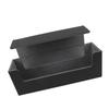 Card Storage Box Multipurpose PU Leather Large Capacity Magnetic Closure Card Deck Case for 400 Cards and Above Black