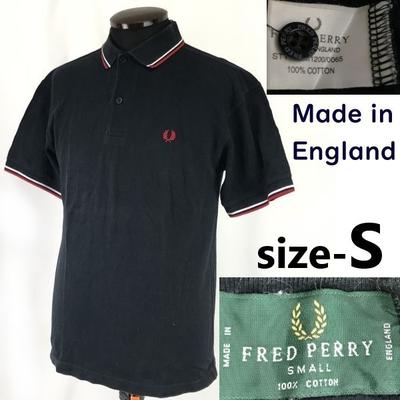 England Hergestelltes Tip Line Kurzarm Poloshirt Herren S Schwarz Logo Stickerei Oberteile Hemden cBH718(GEBRAUCHT)