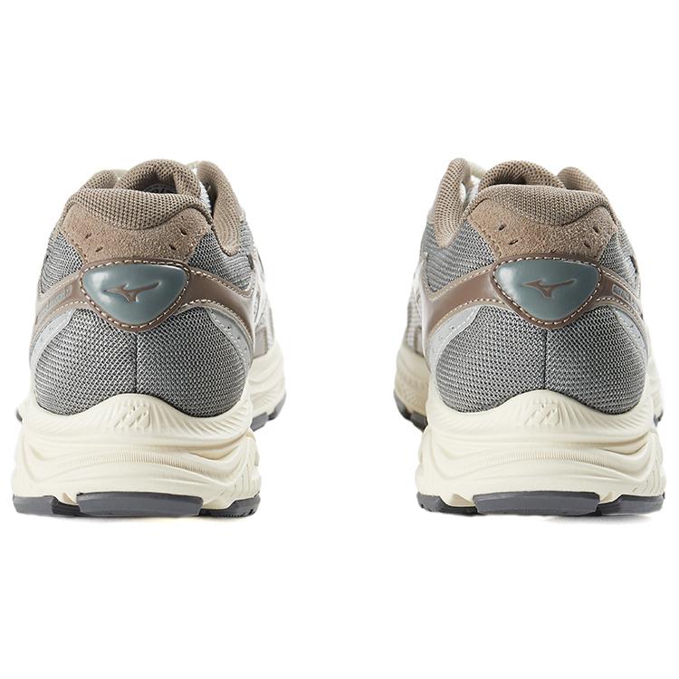 Mizuno Racer S Cushioning Slip Resistant Abrasion Resistant Breathable Low top Training Running Shoes Unisex Gray White D1GH223516