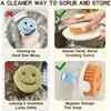 Spugne Pulizia Viso Sorridente Divertenti Senza Graffi Con Alta Presa Magnetica Spugna da Cucina Per Conservazione nel Lavello e Facile Accesso
