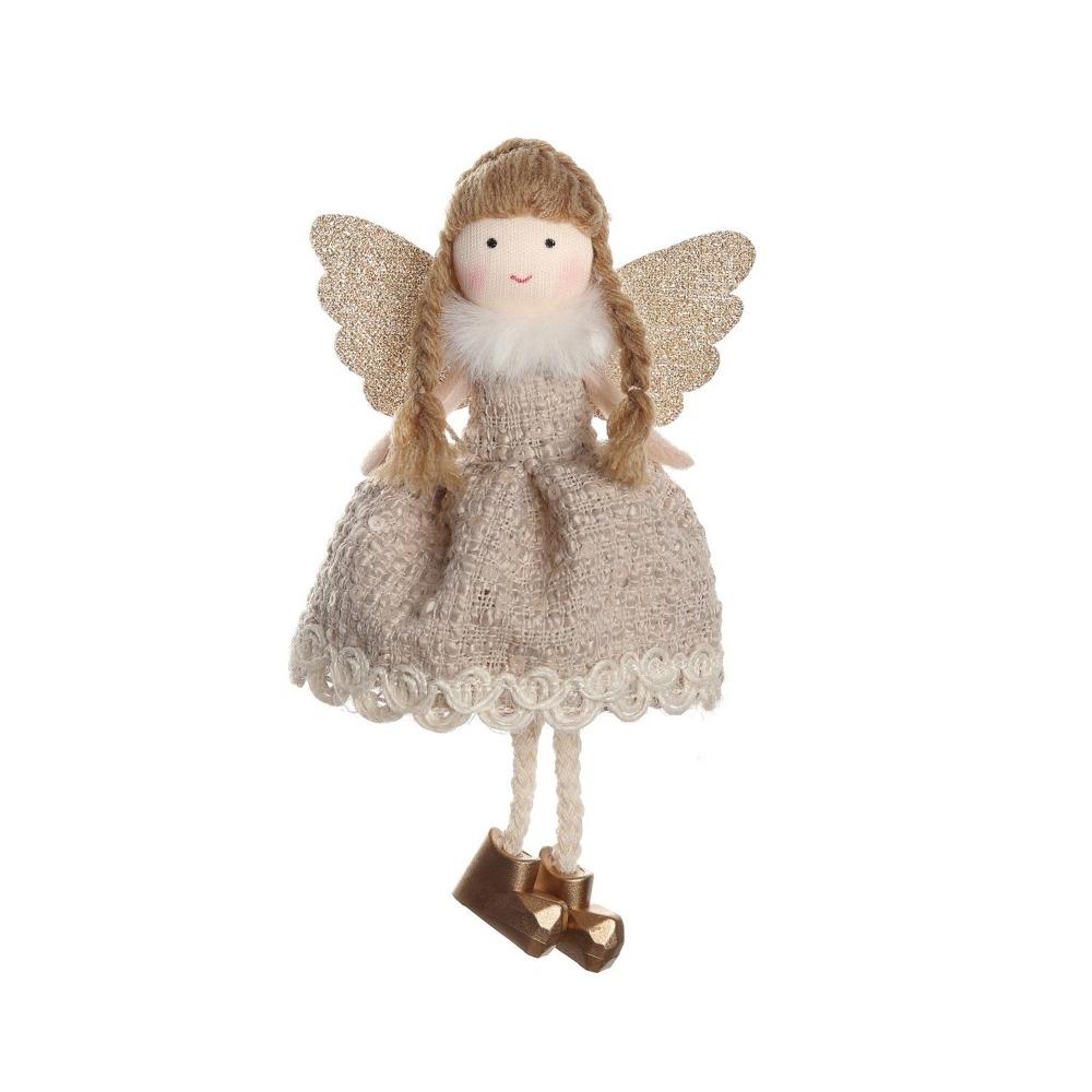New Christmas Supplies Christmas Feather Angel Christmas Tree Decoration Pendant Small Pendant Christmas