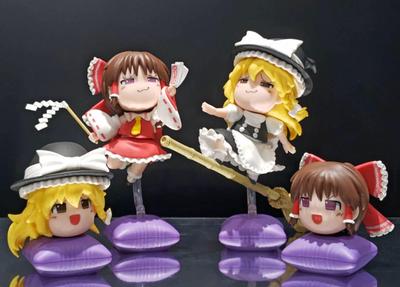 Deformed Figures Hakurei Reimu and Kirisame Marisa Set of 2 TouhouProject Yukkuri-style