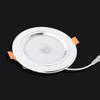 9w Round 18LED Infrared Sensor Downlight Human Body Induction Ceiling Light (cold white light)